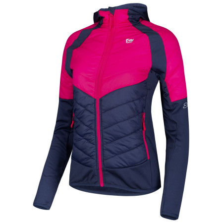 Damen-Sweatshirt Etape Sierra Pro 2.0 blau/rot magenta/modrá