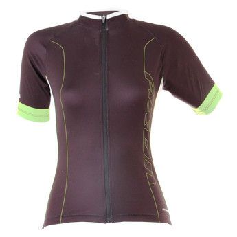 Damen-Radtrikot Axon Aktiv D schwarz Black