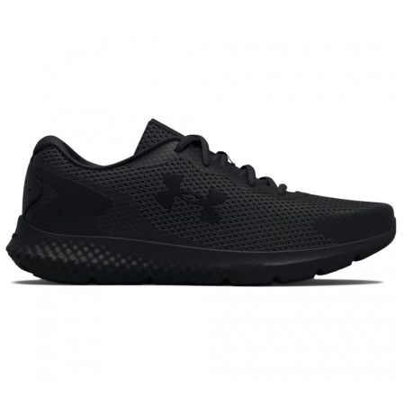 Herren Laufschuhe Under Armour Charged Rogue 3 schwarz Black / Black / Black