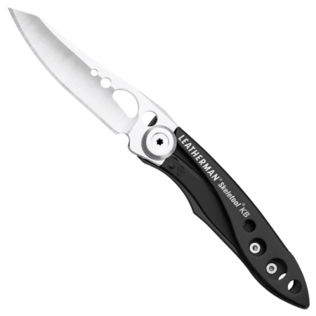 Messer Leatherman Skeletool KB schwarz/silber