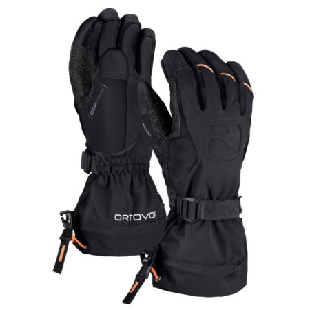 Herren-Skihandschuhe Ortovox Freeride Glove schwarz BlackRaven