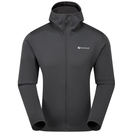Herren Funktions-Sweatshirt Montane Fury Lite Hoodie grau MIDNIGHT GREY