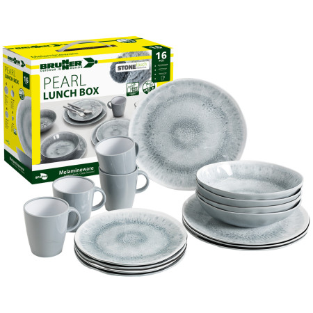 Essens-Set Brunner Lunch Box Pearl