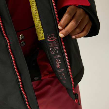 Kinderjacke Dare 2b Cheery Jacket Blck/DngrRed