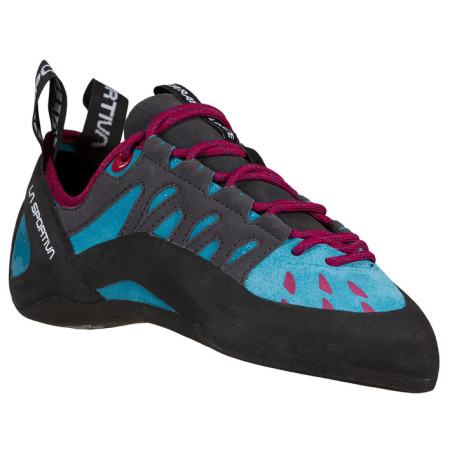 Kletterschuhe La Sportiva Tarantulace Woman blau/rot Topaz/Red Plum