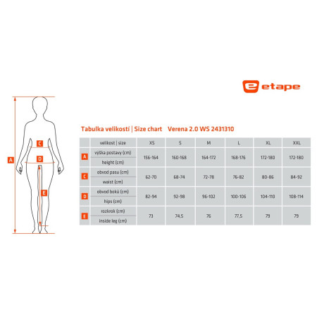 Damenhose Etape VERENA 2.0 WS