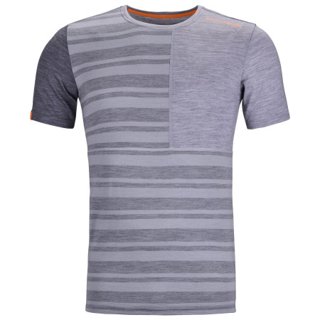 Herren-Funktionsshirt Ortovox 185 Rock'N'Wool Short Sleeve M grau grey blend