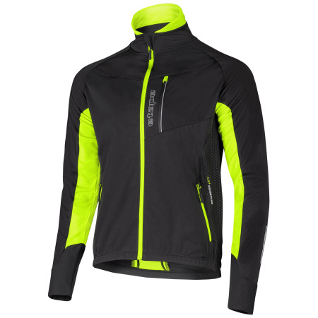 Herren-Winterjacke Etape Strong WS schwarz/gelb Black/YellowFluo