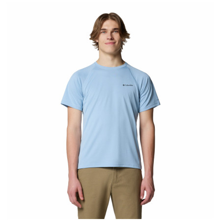 Herren-T-Shirt Columbia Alpine Chill™ Pro Short Sleeve Crew hellblau Ripple Blue