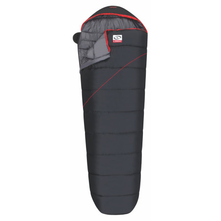 Schlafsack Loap Camper schwarz/rot
