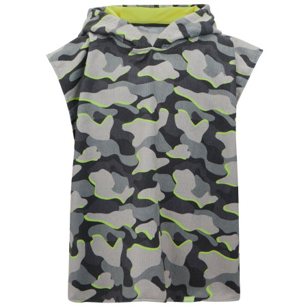 Kinder-Poncho Regatta Kids Towel Robe DrkStrmCamo grau DrkStrmCamo