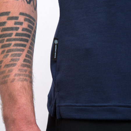 Herren-Funktionsshirt Sensor Merino Blend Typo