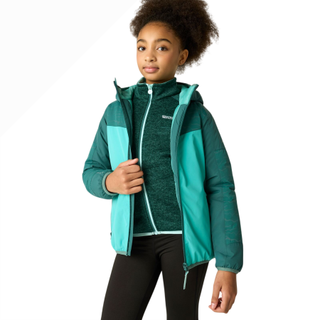 Kinder Winterjacke Regatta Illuma Reflective Jacket Mediterranea/Turquoise