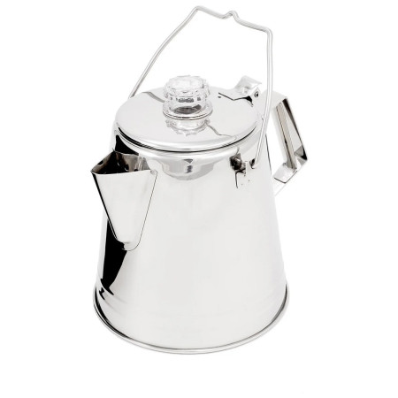 Kaffeefilterhalter GSI Outdoors Glacier Stainless 8 Cup Percolator silber