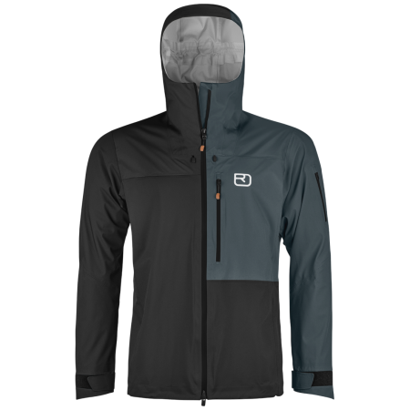Herrenjacke Ortovox 3L Ortler Jacket M schwarz Black Raven
