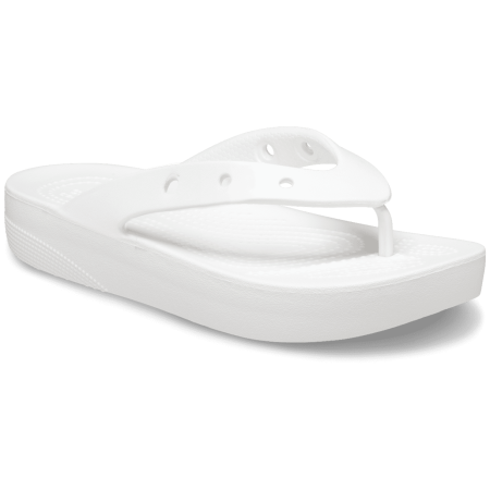 Damen Flip-Flops Crocs Classic Platform Flip W weiß White