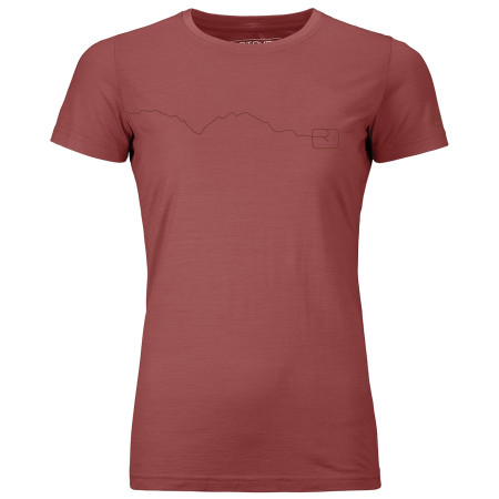 Damen-T-Shirt Ortovox 120 Tec Mountain T-Shirt W rot Blush