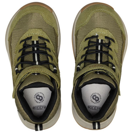 Kinderschuhe Keen Hightrail Mid Wp Children Dark Olive