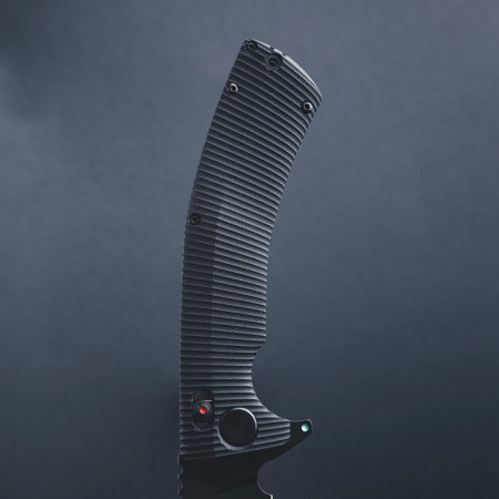 Klappmesser Acta non verba A400-BB, DLC, SL, ALOCK,G10 Black