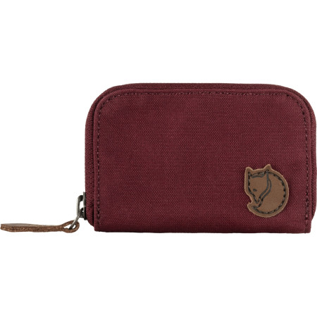 Geldbeutel Fjällräven Zip Card Holder dunkelrot Bordeaux Red