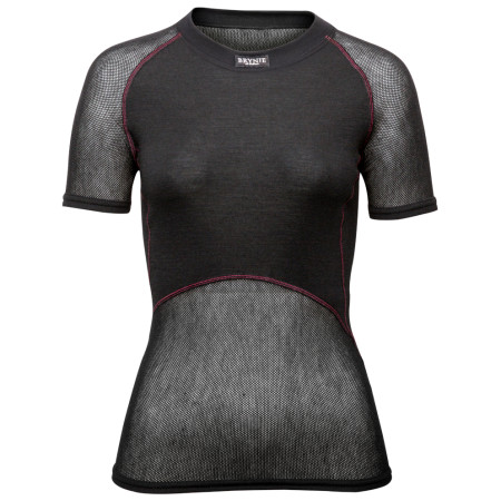 Damen-Funktionsshirt Brynje of Norway Lady Wool Thermo light T-Shirt schwarz Black