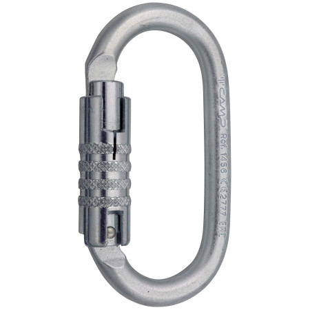 Karabiner Camp Oval Pro 3Lock silber