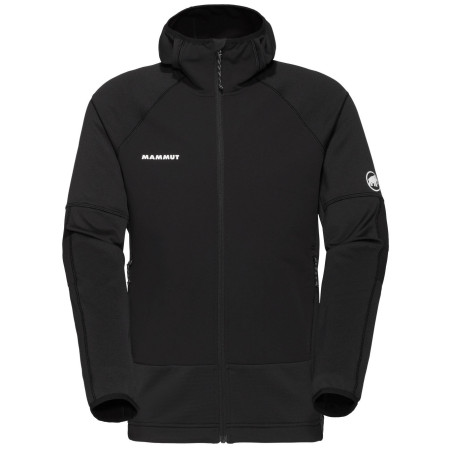 Herren Funktions-Sweatshirt Mammut Massone ML Hooded Jacket schwarz black 0001