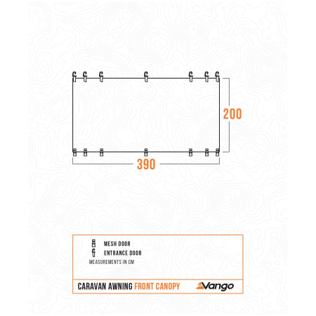 Vorzelt für Wohnwagen Vango Caravan Awning Front Canopy