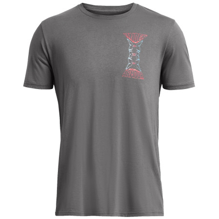 Herren-T-Shirt Under Armour Dusk to Dawn Skul SS grau Castlerock/Coho