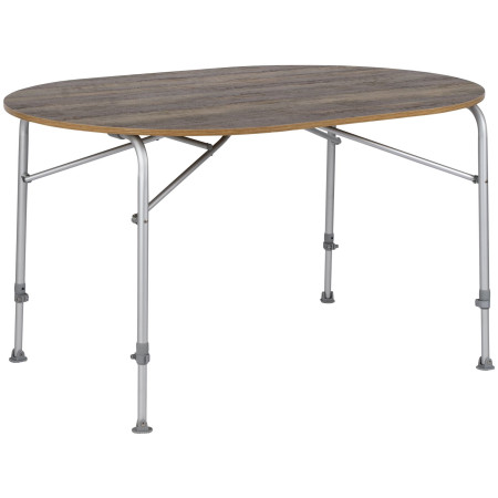 Campingtisch Bo-Camp Feather Oval braun Wood look