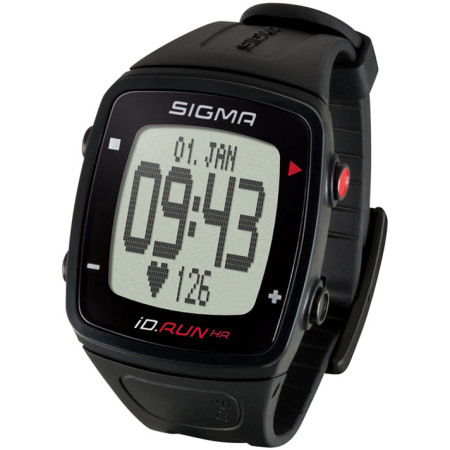 Armbanduhr Sigma iD.RUN HR schwarz Black