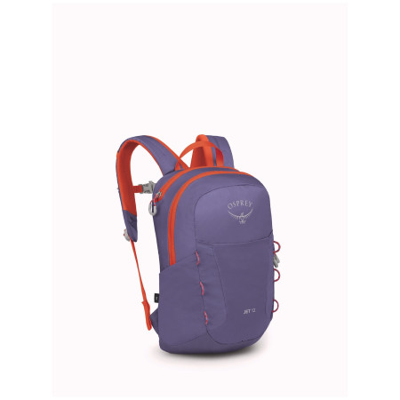 Kinderrucksack Osprey Jet 12 lila euphoria purple/mars orange
