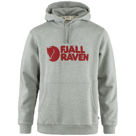 Herren-Sweatshirt Fjällräven Fjällräven Logo Hoodie M grau Grey-Melange