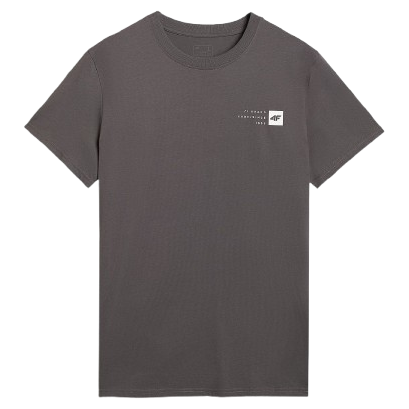 Herren-T-Shirt 4F Tshirt M3131 grau MIDDLE GREY