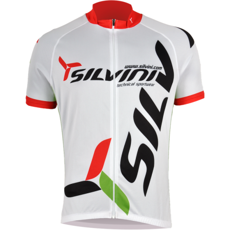 Herren Trikot Silvini Team MD257 weiß White