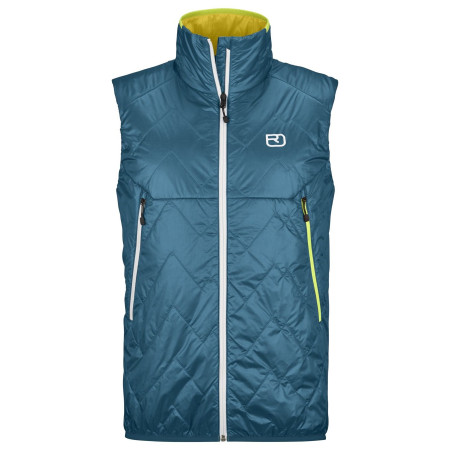 Herrenweste Ortovox Swisswool Piz Vial Vest M blau petrol blue