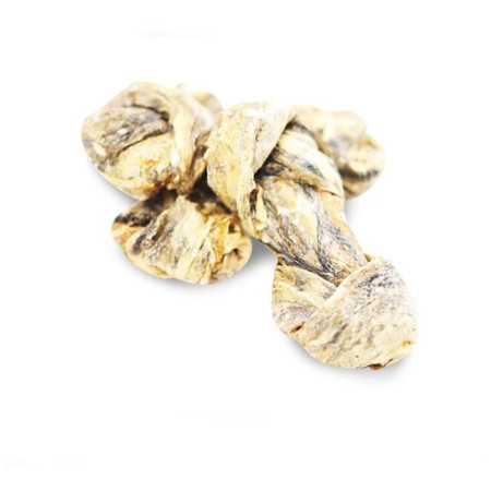 Hundeleckerlis Fish4Dogs Dental Sea Jerky Fish Knots 100g