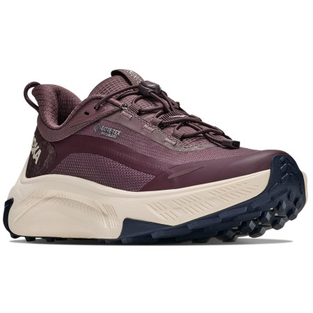 Damen Laufschuhe Hoka Transport 2 GTX dunkelbraun Smoky Quartz / Deep Mauve