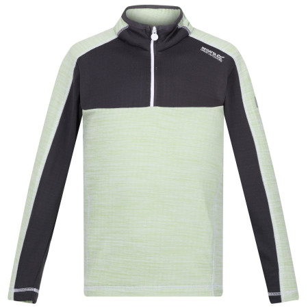 Kinder-Sweatshirt Regatta Hewley hellgrün Quiet Green/Seal Grey