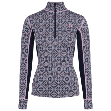 Damen Funktions-Sweatshirt Kari Traa Rose Half Zip Baselayer Top