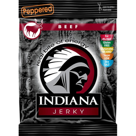 Trockenfleisch Indiana Jerky Rindfleischpfeffer 25g