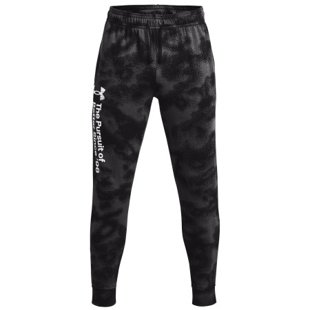Herren-Jogginghose Under Armour Rival Terry Novelty Jgr schwarz Black / Jet Gray / Onyx White