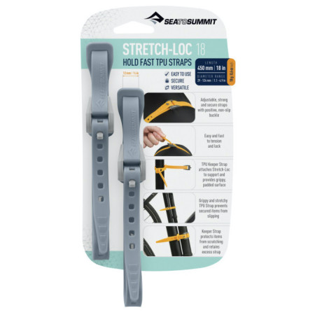 Universalriemen Sea to Summit Stretch-Loc 18 grau Grey