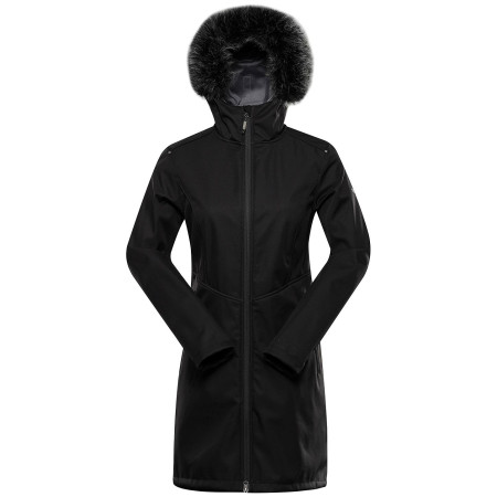 Damenmantel Alpine Pro Ibora schwarz black