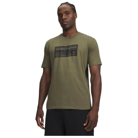 Herren-T-Shirt Under Armour UA M Box WM Label SS grün Green