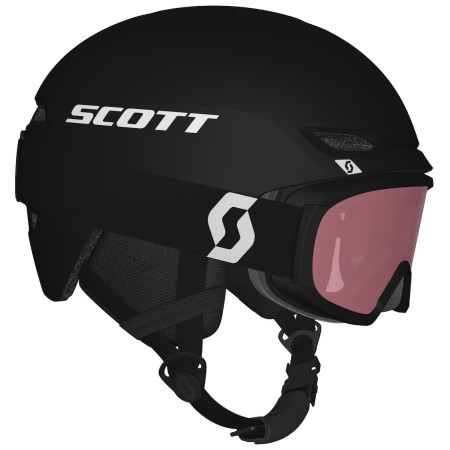 Set Helm und Brille Scott Keeper 2 + Witty Jr schwarz/rosa stealth black