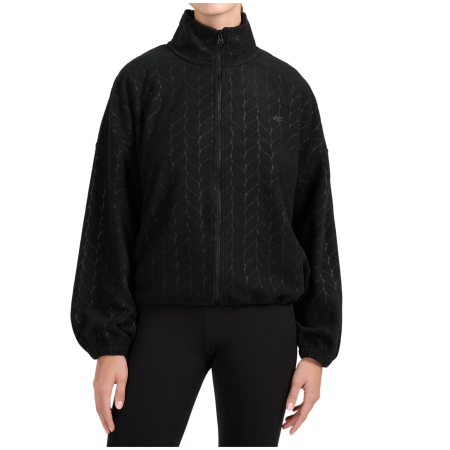 Damen-Sweatshirt 4F Fleece F466 schwarz Deep Black