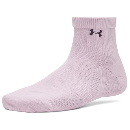 Damensocken Under Armour UA Women's Vanish 3pk Qtr rosa Mauve Pink / Titanium / Purple Echo