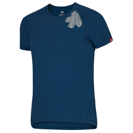 Herren-T-Shirt Ocún Bamboo T Blossom Men blau Blue Opal