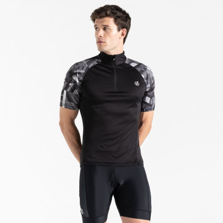 Herren Radtrikot Dare 2b Riding Jersey schwarz Black/Black Shift